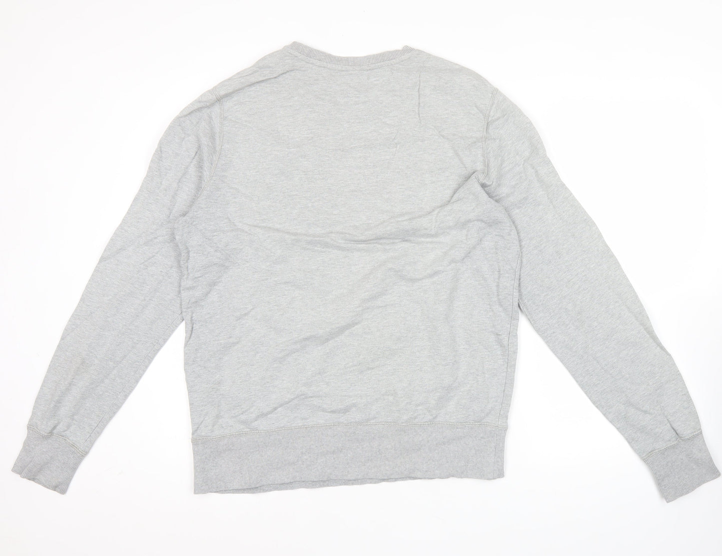 Nike Men's Grey XL Pullover Sweatshirt Crew Neck Graphic Print