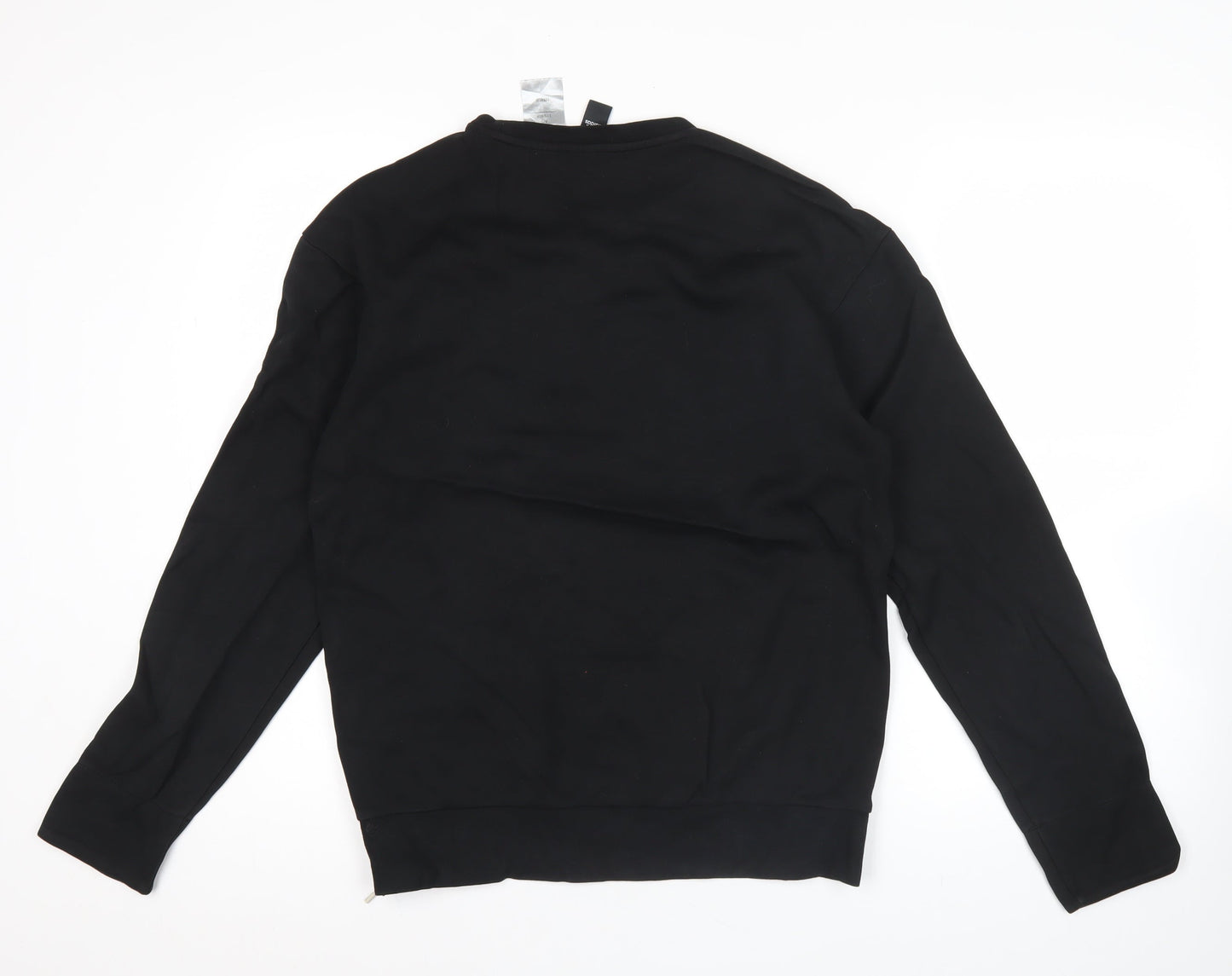 Adidas Men's Black Graphic Pullover Sweatshirt M Regular Fit