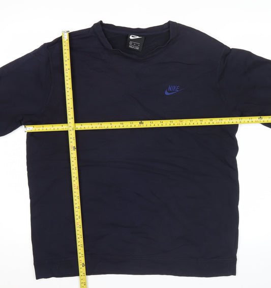 Nike Mens Blue XL Pullover Sweatshirt Crew Neck Long Sleeve
