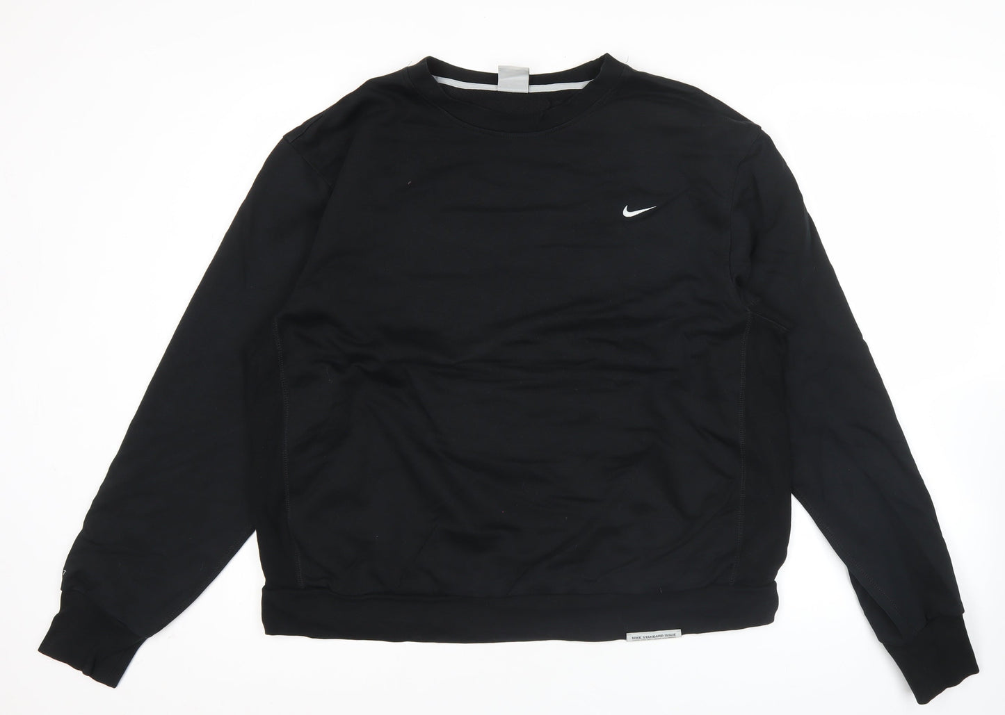 Nike Men’s Black 2XL Dri-FIT Pullover Sweatshirt Crew Neck