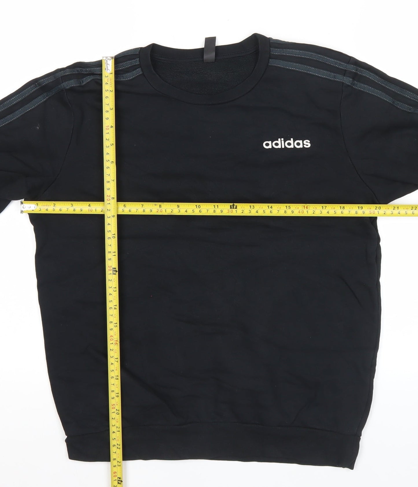 Adidas Men's Black M Pullover Sweatshirt Crew Neck Long Sleeve