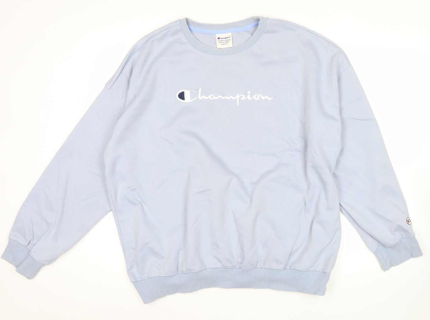 Champion Men's Blue XL Pullover Sweatshirt Crew Neck Cotton