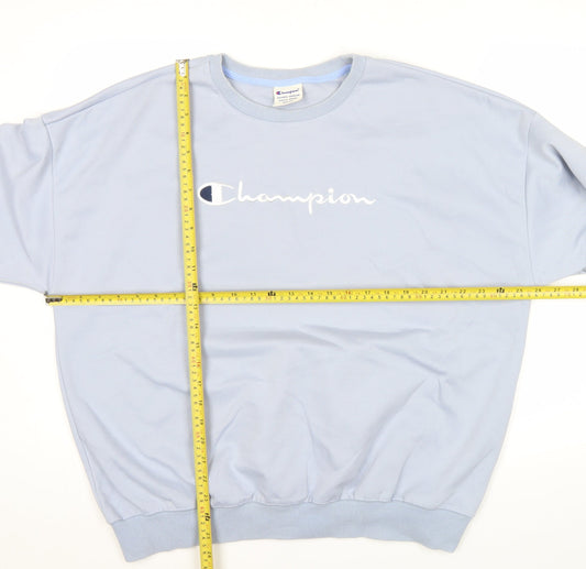 Champion Men's Blue XL Pullover Sweatshirt Crew Neck Cotton