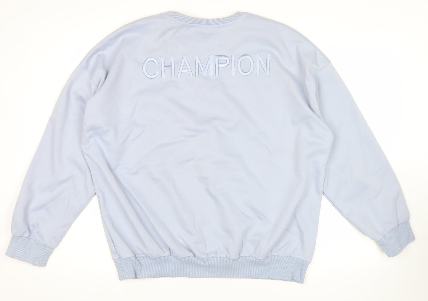 Champion Men's Blue XL Pullover Sweatshirt Crew Neck Cotton