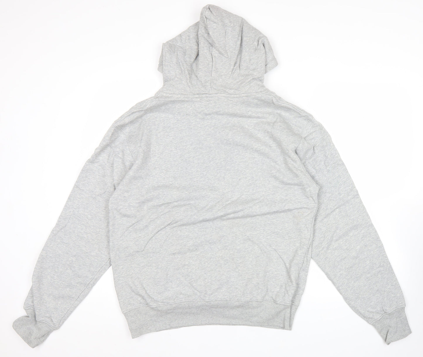 Champion Men's Grey XL Pullover Hoodie with Embroidered Logo