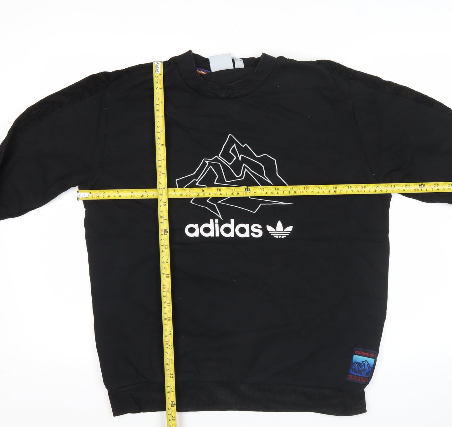 Adidas Men's Black L Pullover Sweatshirt Mountain Graphic Outdoor
