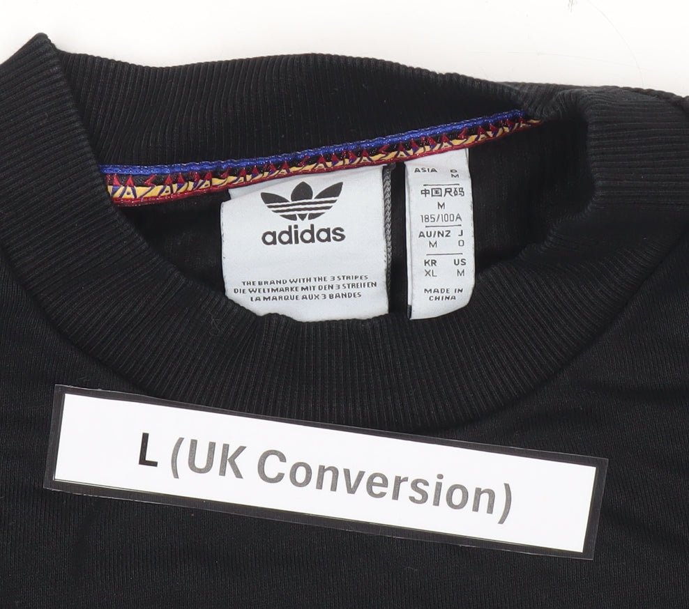 Adidas Men's Black L Pullover Sweatshirt Mountain Graphic Outdoor