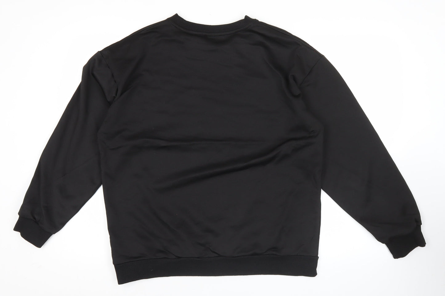 Adidas Men's Black XL Pullover Sweatshirt with Logo Sportswear