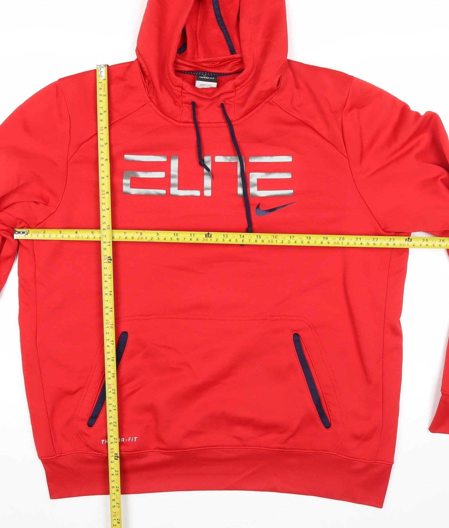 Nike Men's Red Therma-Fit Elite Pullover Hoodie 2XL Sportswear