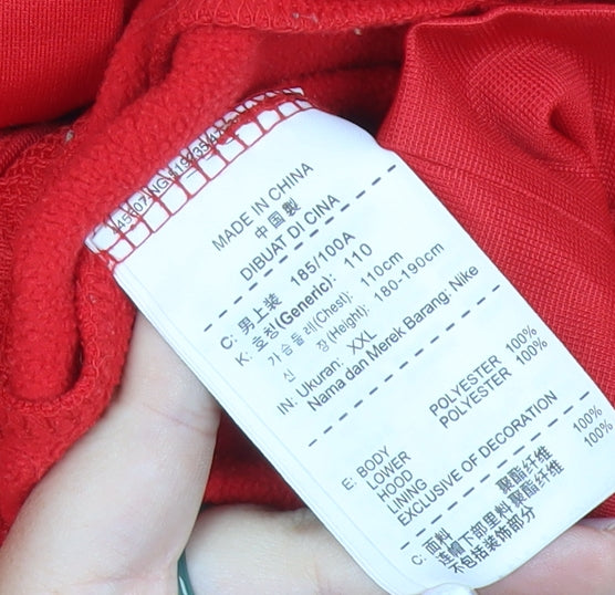 Nike Men's Red Therma-Fit Elite Pullover Hoodie 2XL Sportswear