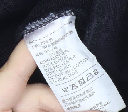 Adidas Men's Black L Pullover Sweatshirt Crew Neck Long Sleeve