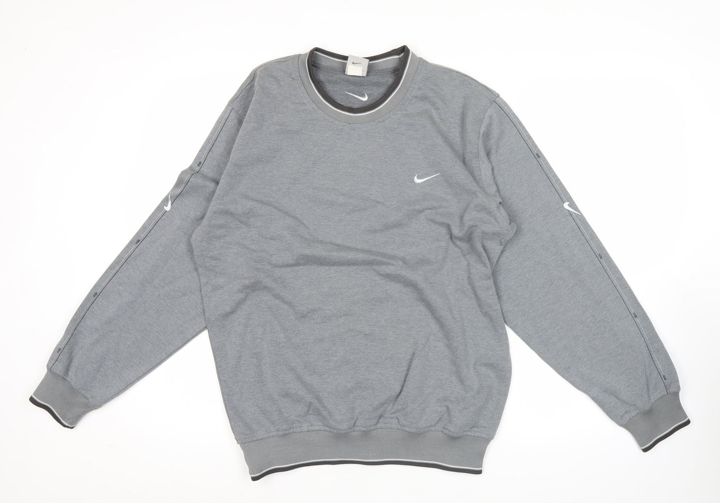 Nike Men’s Grey XL ClimaFit Sweatshirt Pullover Crew Neck Sportswear