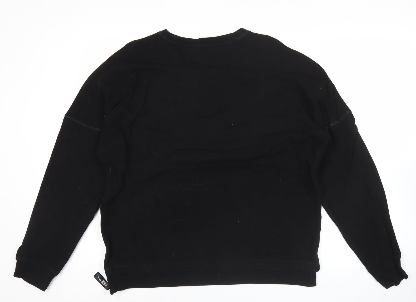 Nike Men's Black 2XL Pullover Sweatshirt Crew Neck Fleece