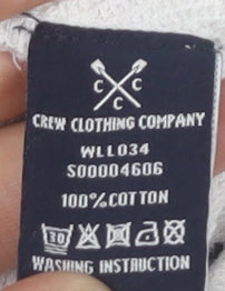 Crew Clothing Company Women’s White Star Print Jogger Trousers Size S