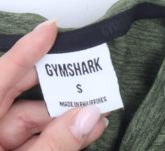 Gymshark Men’s Green Small Athletic Fit Gym T-Shirt