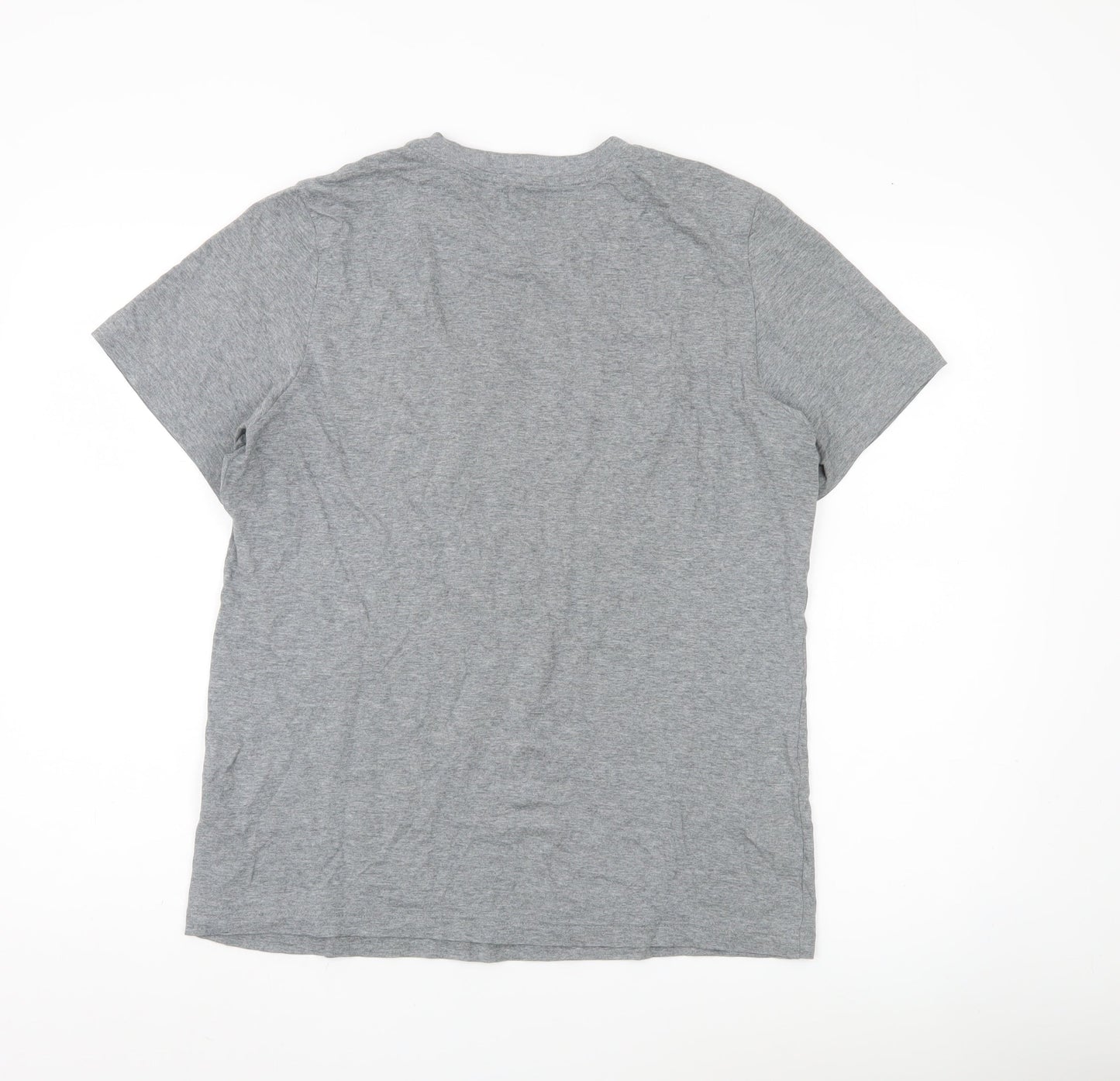 Puma Men's Grey Small Sportswear Logo Short Sleeve T-Shirt