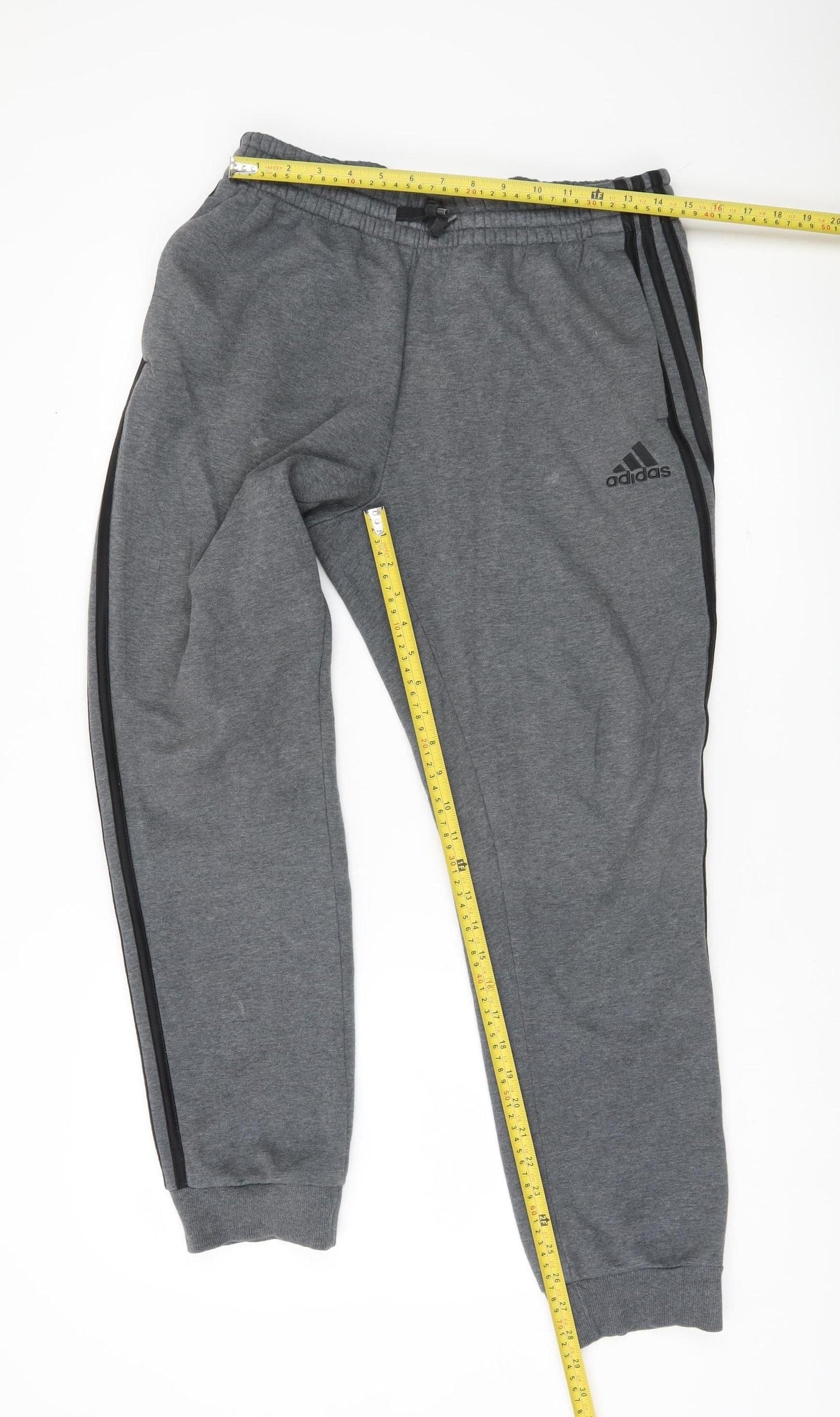 Adidas Men’s Grey Jogger Sweatpants Size M Regular Fit