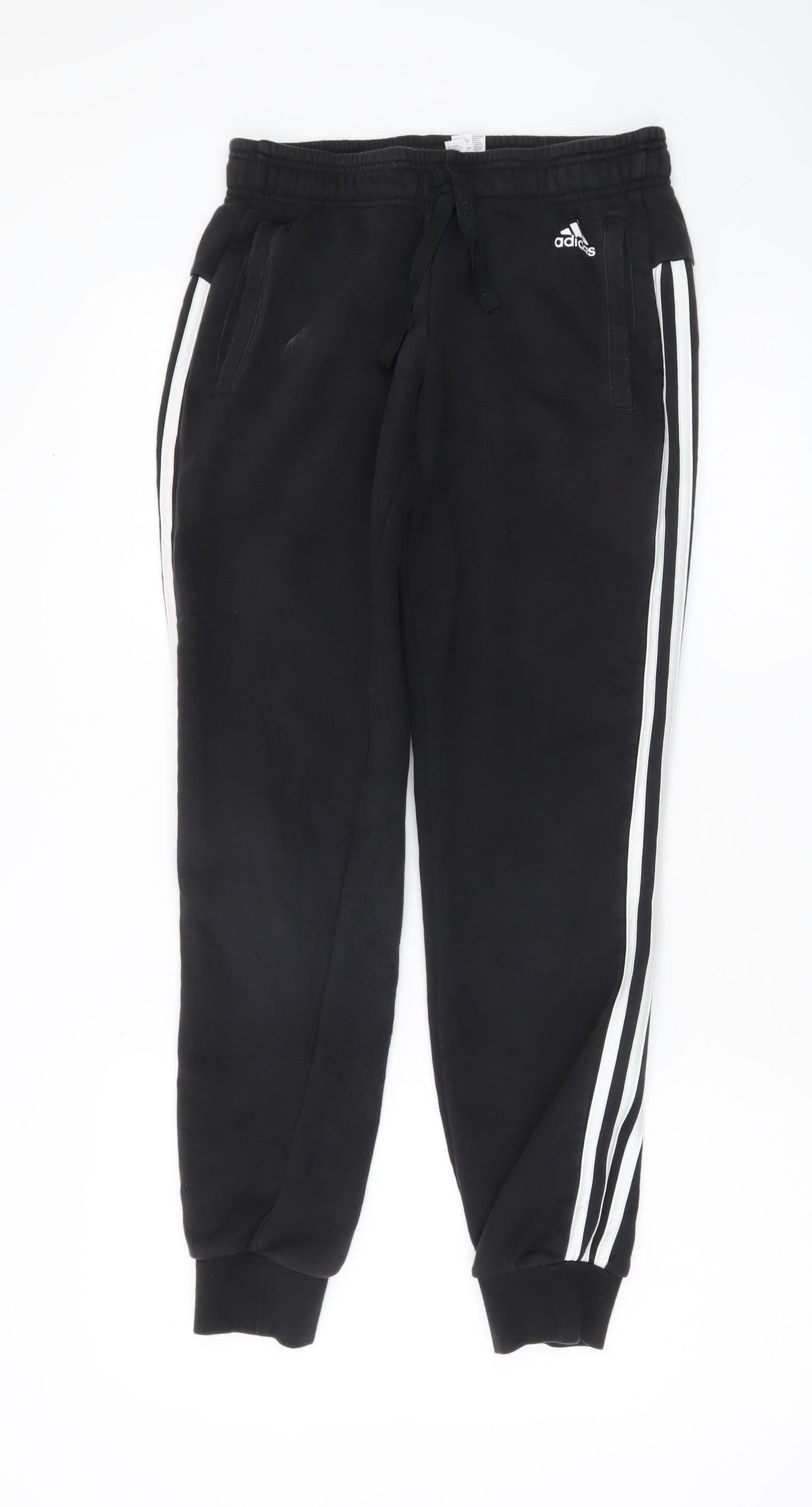Adidas Women’s Black Jogger Sweatpants Size 8-10 Cotton Blend