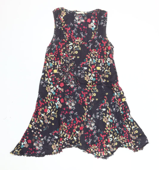 White Stuff Women’s Multicoloured Floral A-Line Dress Size 12