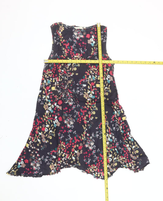 White Stuff Women’s Multicoloured Floral A-Line Dress Size 12
