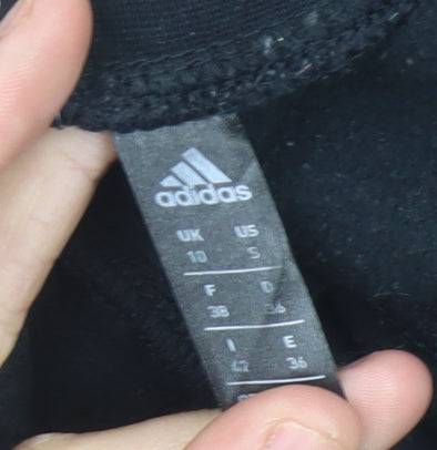 Adidas Womens Black Jogger Sweatpants Size 10 Regular Sportswear