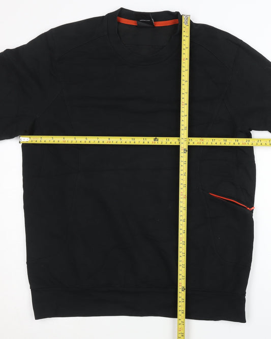 Adidas Men’s Black L Pullover Sweatshirt Crew Neck Sportswear