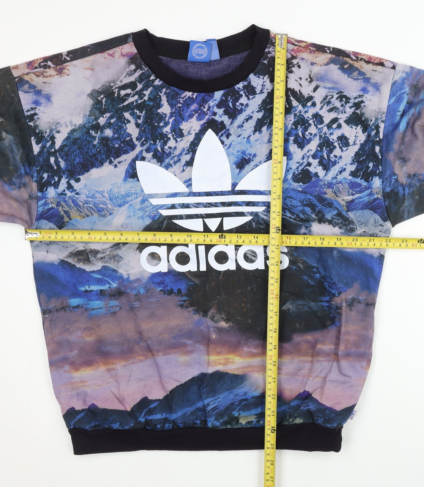 Adidas Men’s Multicoloured XS Crew Neck Graphic Sweatshirt