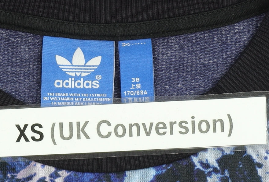 Adidas Men’s Multicoloured XS Crew Neck Graphic Sweatshirt