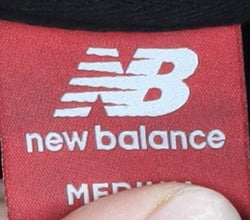 New Balance Men’s Black Hoodie S Pullover Sports Logo Sweatshirt