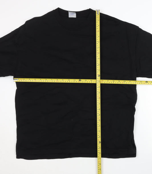 Champion Men's Black Large Pullover Crew Neck Sweatshirt