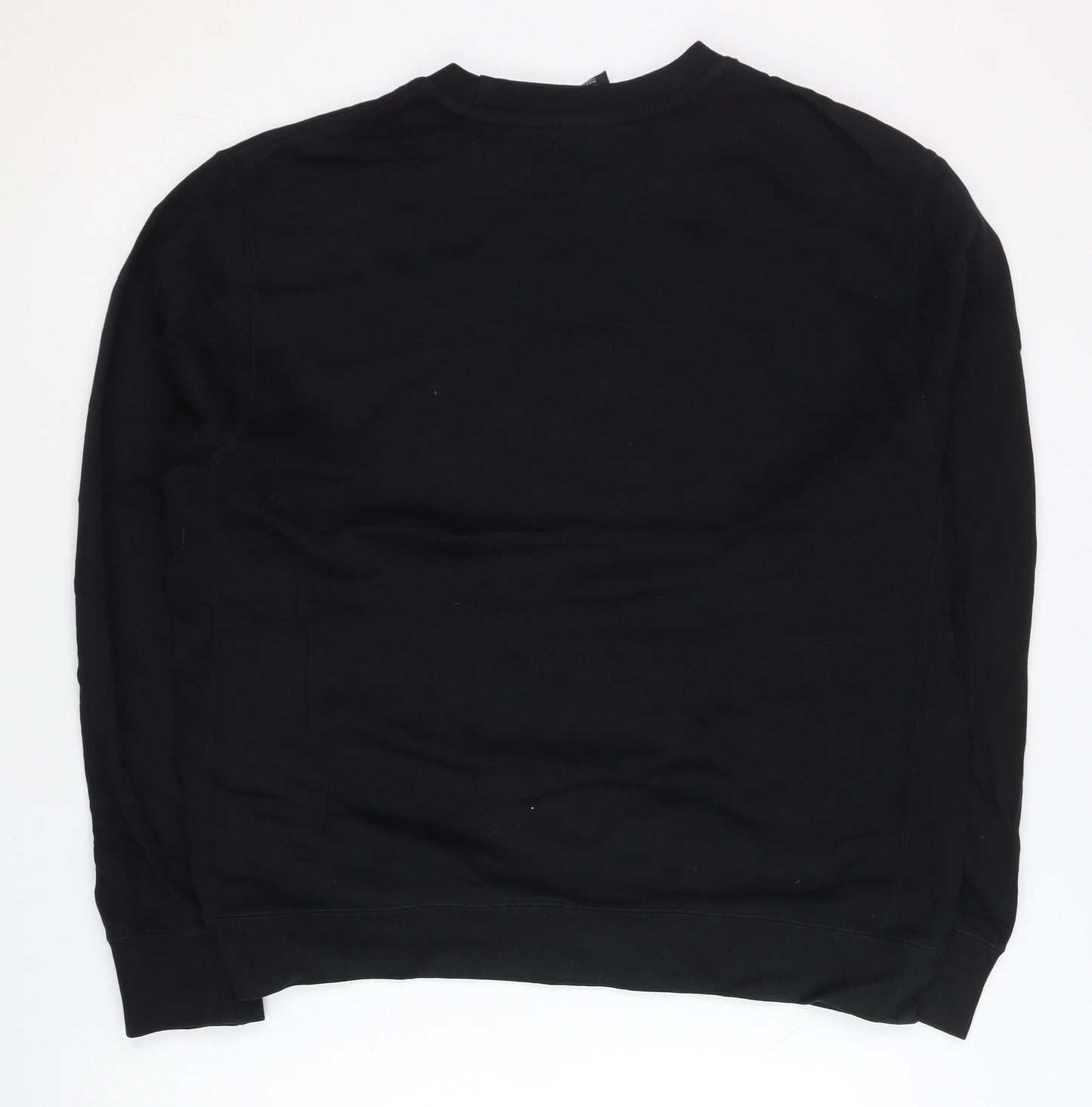 Nike Men’s Black L Sweatshirt Pullover Crew Neck Logo