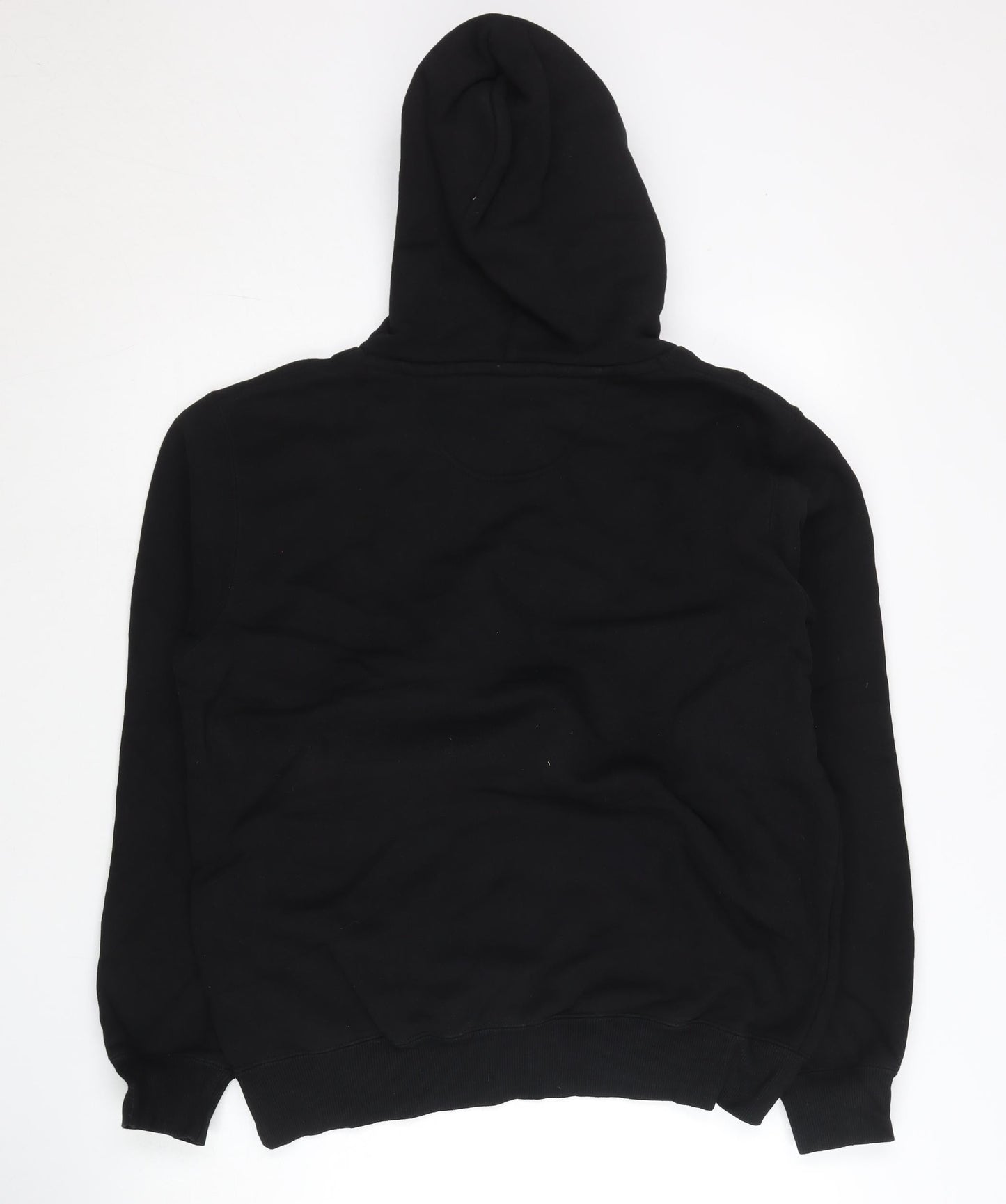 Champion Men’s Black Pullover Hoodie Large Logo Hooded Sweatshirt