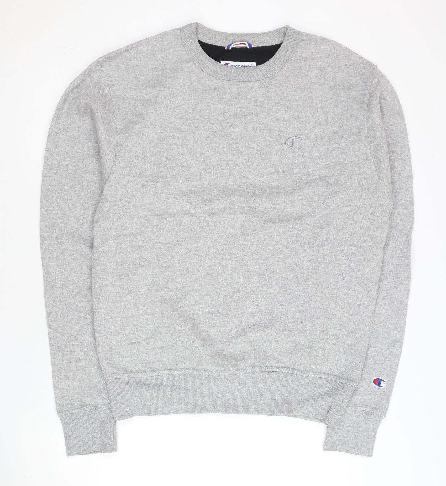 Champion Men's Grey Small Pullover Crew Neck Sweatshirt