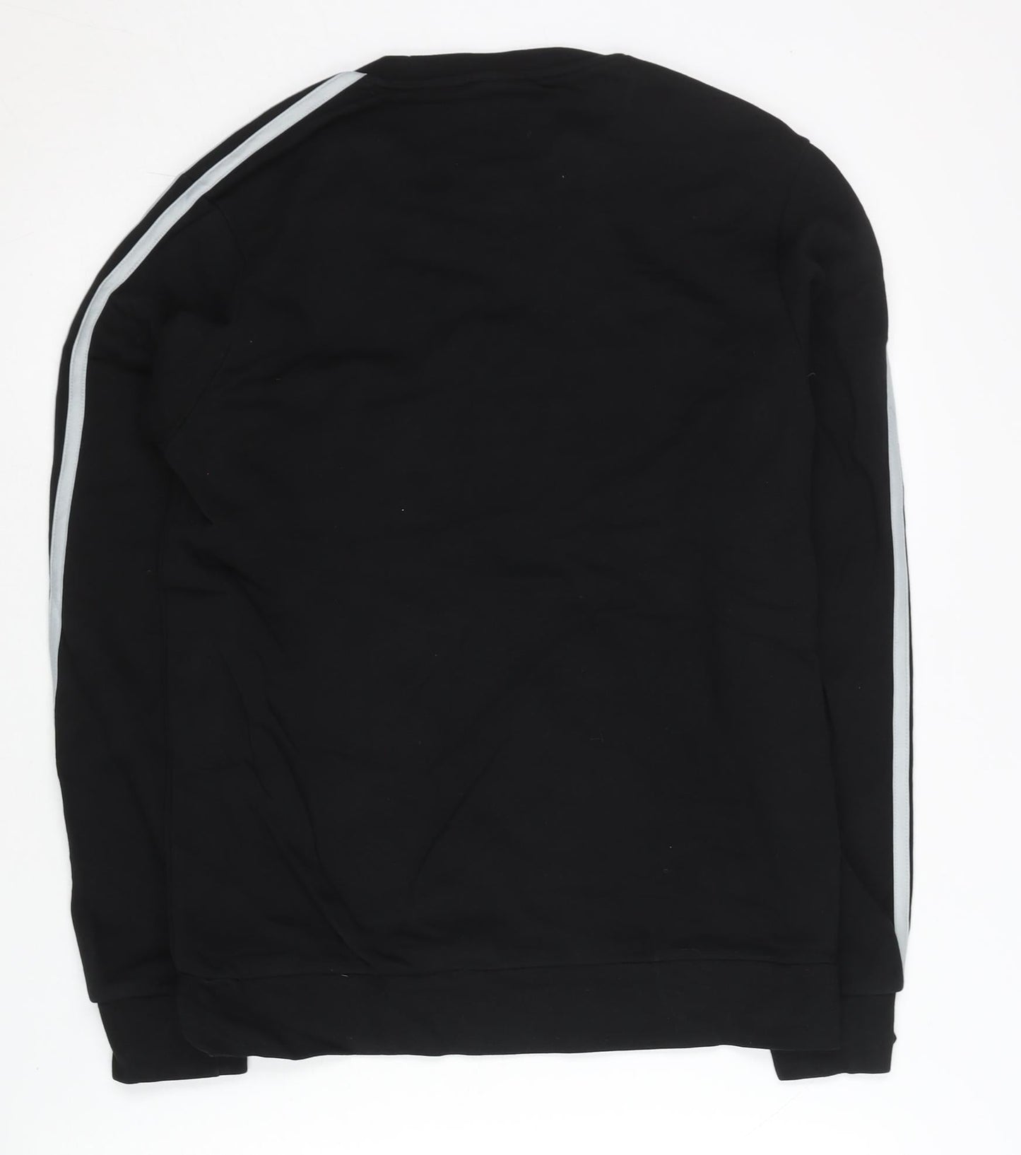 Adidas Mens Black M Pullover Sweatshirt Crew Neck Long Sleeve