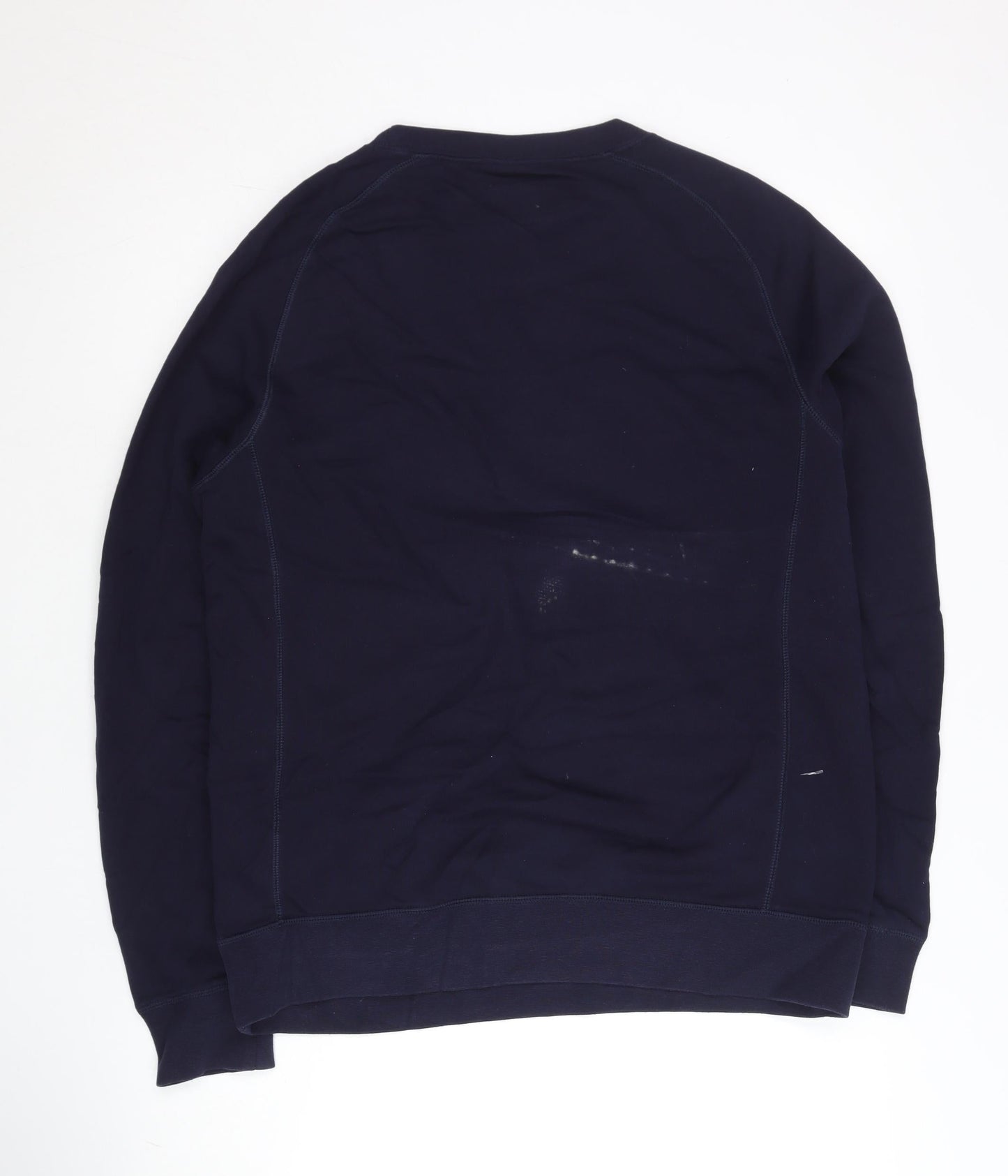 Champion Men's Blue Small Embroidered Pullover Sweatshirt