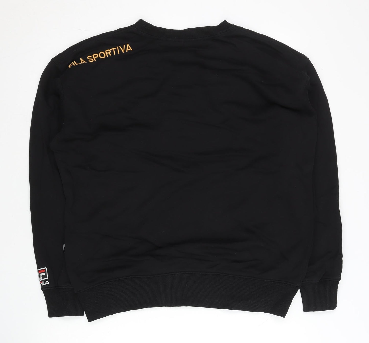 Fila Men’s Black Medium Crew Neck Pullover Sweatshirt