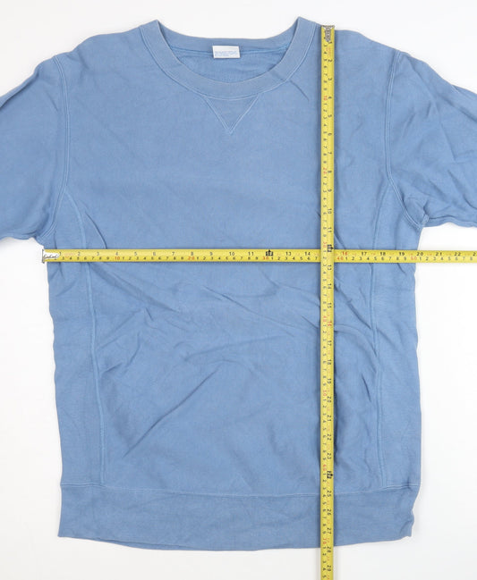 Champion Mens Blue XL Reverse Weave Pullover Sweatshirt