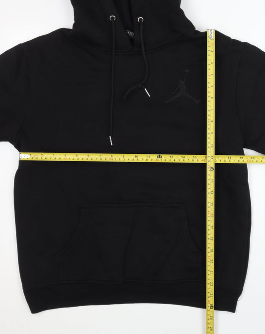 Jordan Mens Black Pullover Hoodie Size M Logo Sportswear