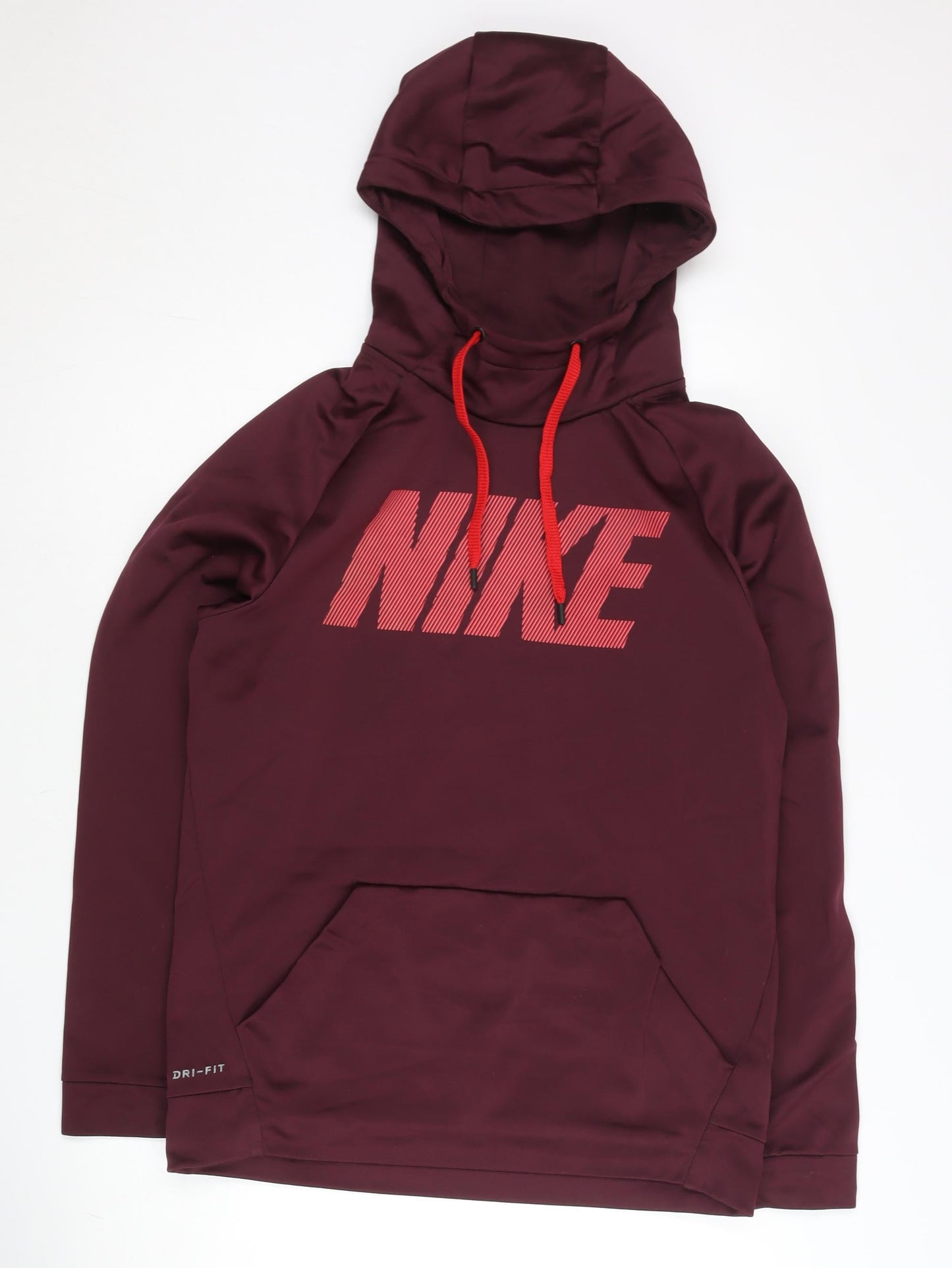 Nike Men’s Red Pullover Hoodie Small Dri-FIT Sportswear