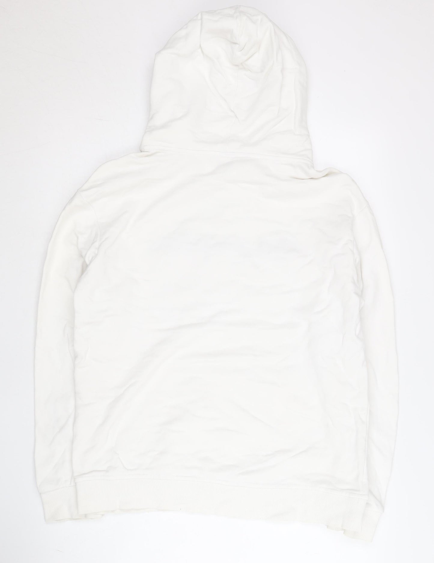 Champion Men’s White Large Pullover Hoodie Embroidered Logo