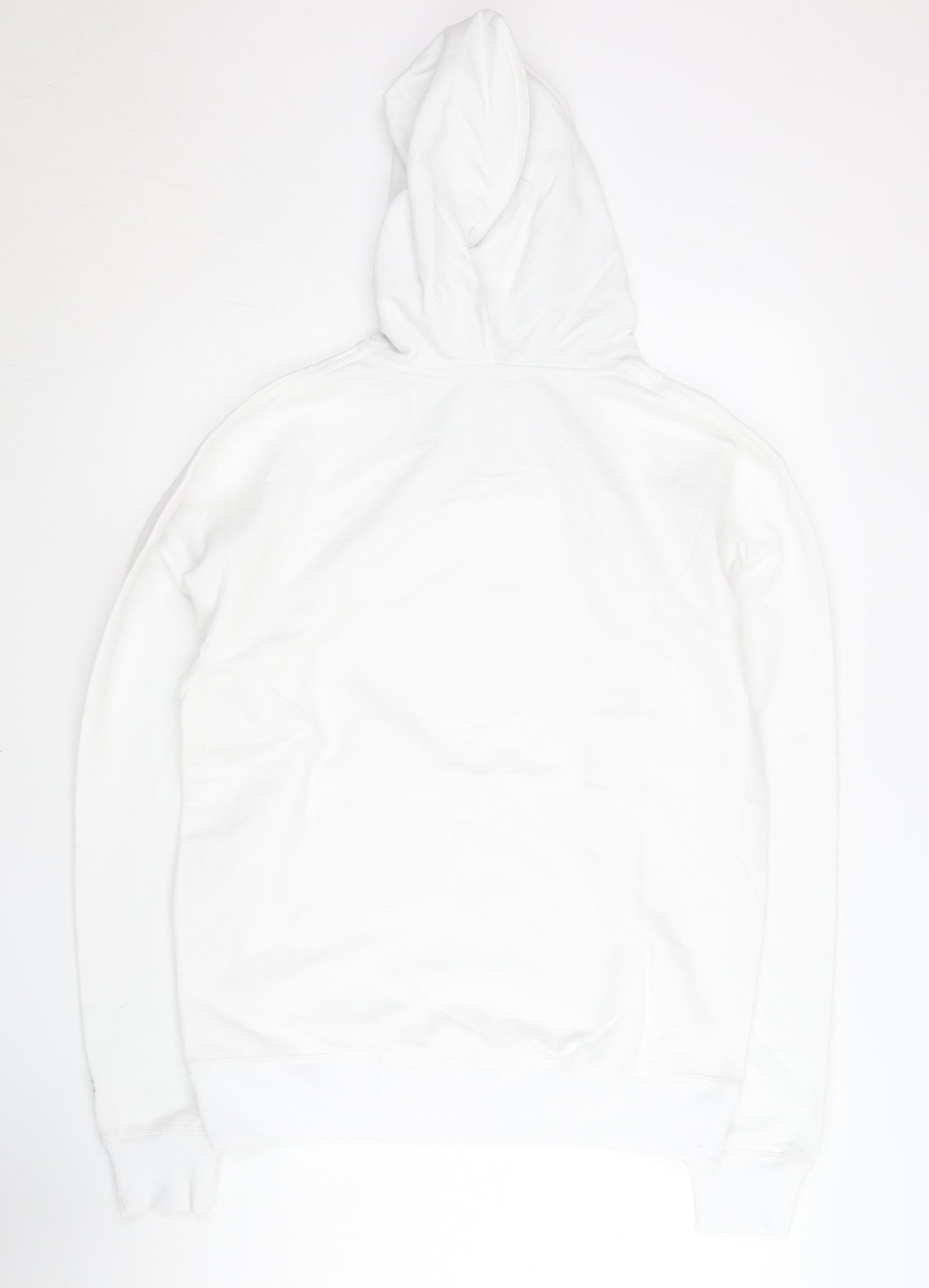Champion Men’s White Pullover Hoodie M Regular Fit Long Sleeve