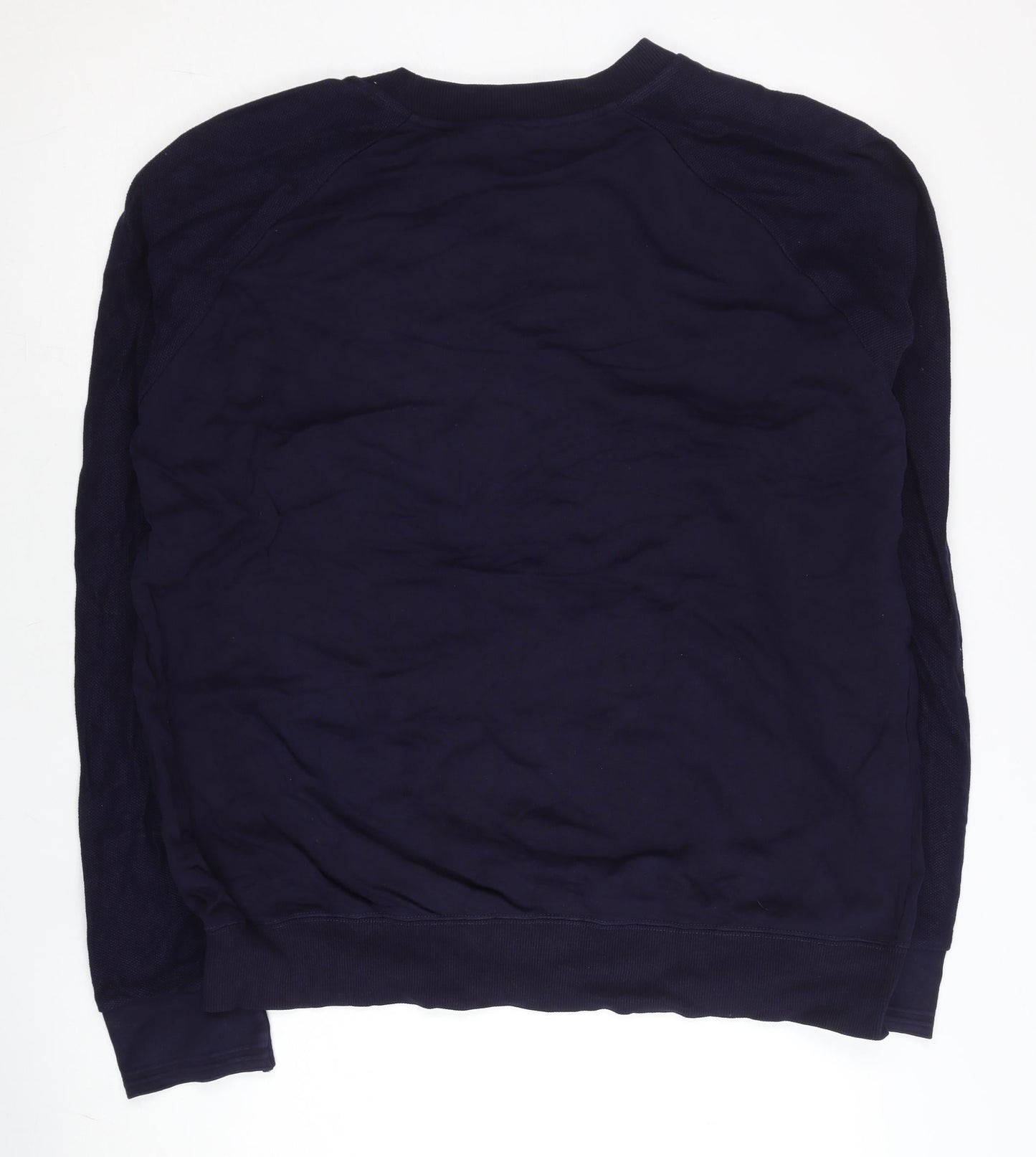 Puma Mens 2XL Blue Crew Neck Pullover Short Sleeve Sweatshirt