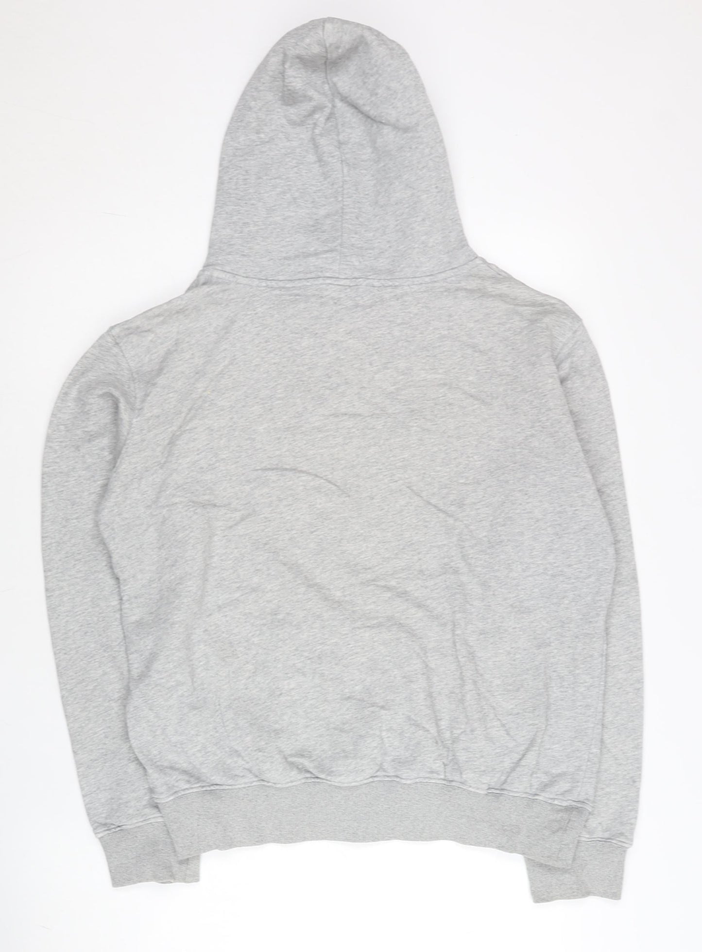 Champion Mens Grey Medium Pullover Hoodie Embroidered Logo