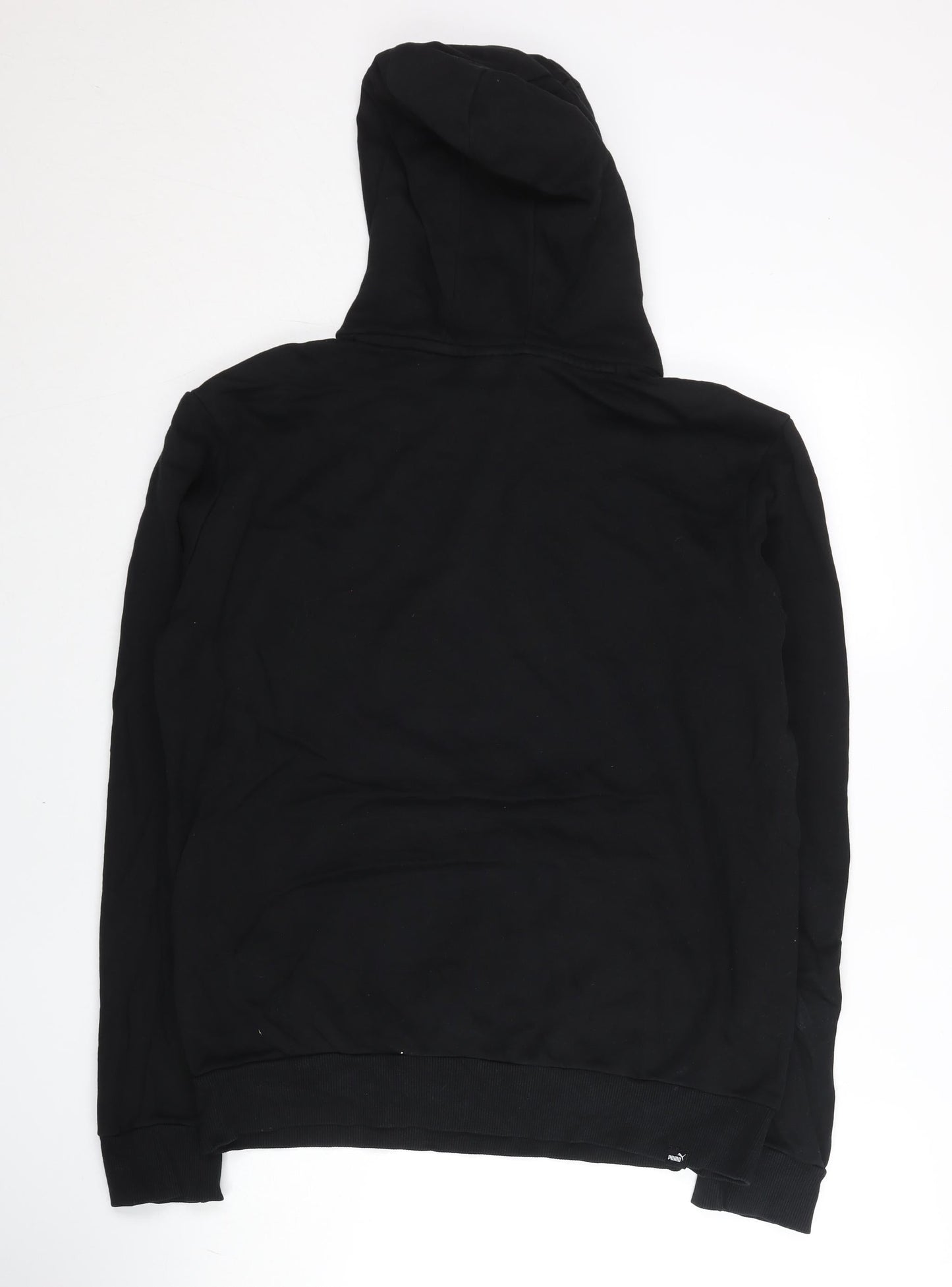 Puma Mens Black M Pullover Hoodie Logo Graphic Sportswear