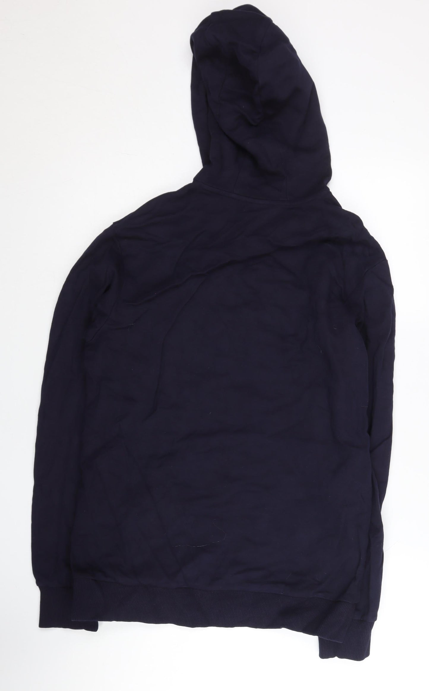 Fila Men’s Blue Pullover Hoodie Small Regular Fit Logo Sportswear