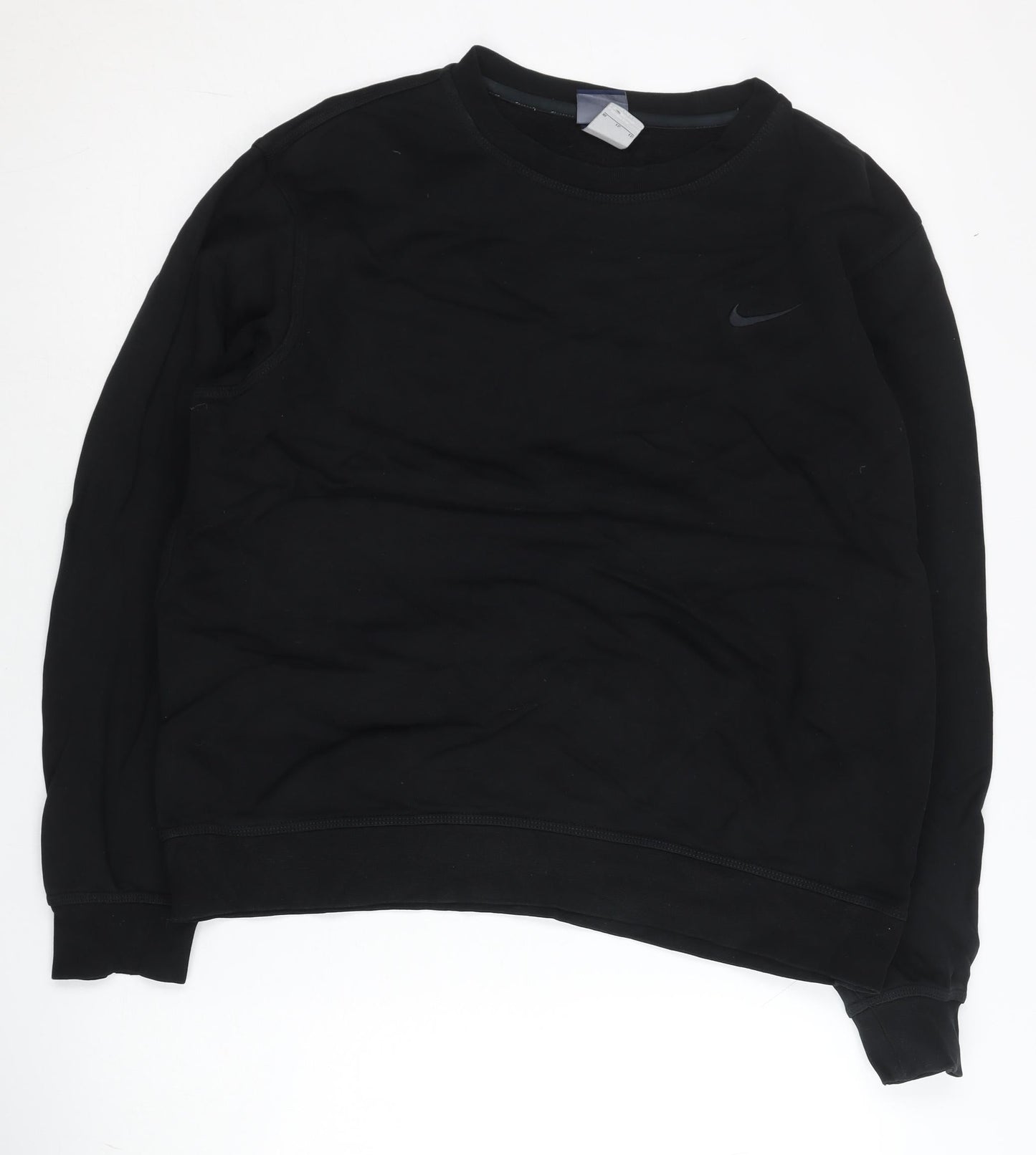 Nike Mens Black XL Pullover Sweatshirt Crew Neck Long Sleeve