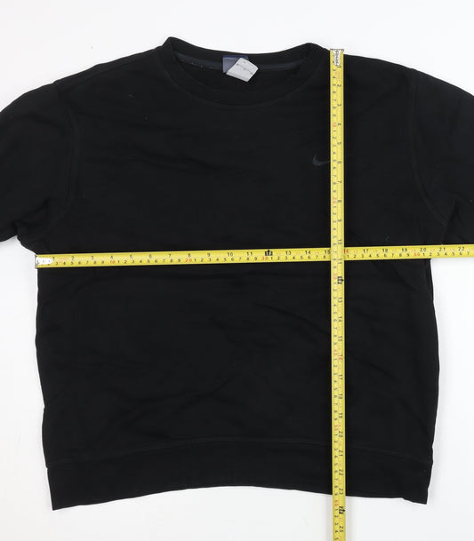 Nike Mens Black XL Pullover Sweatshirt Crew Neck Long Sleeve