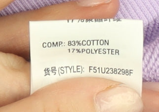 Fila Men’s Purple Hoodie M Pullover Logo Sports Casual Sweatshirt