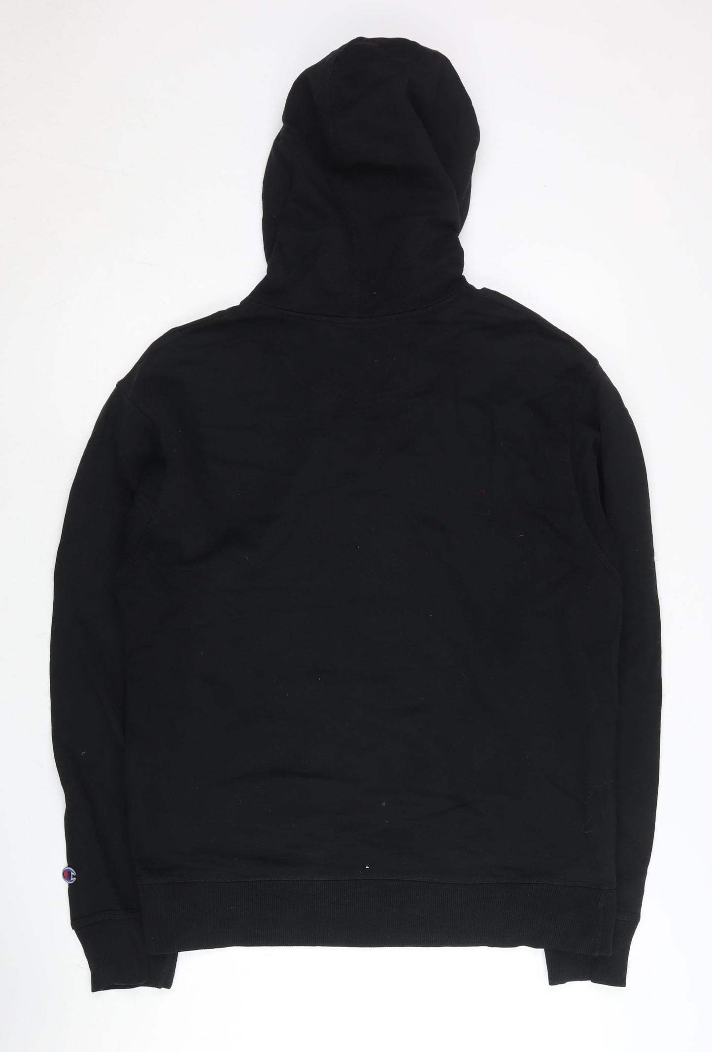 Champion Men's Black Pullover Hoodie Size M Regular Fit Long Sleeve