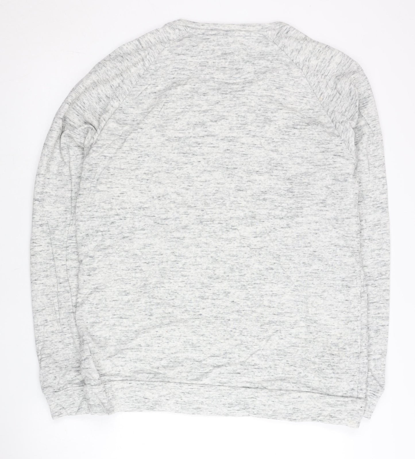 Adidas Neo Men’s Grey Logo Sweatshirt L Pullover Crew Neck